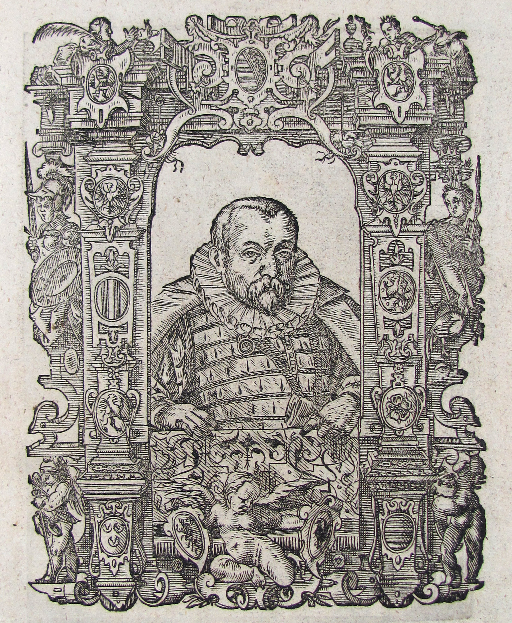 Reusner, Nikolaus, Icones sive Imagines Impp. regum, principum, electorum et ducum Saxoniae, una cum eorundem elogiis.