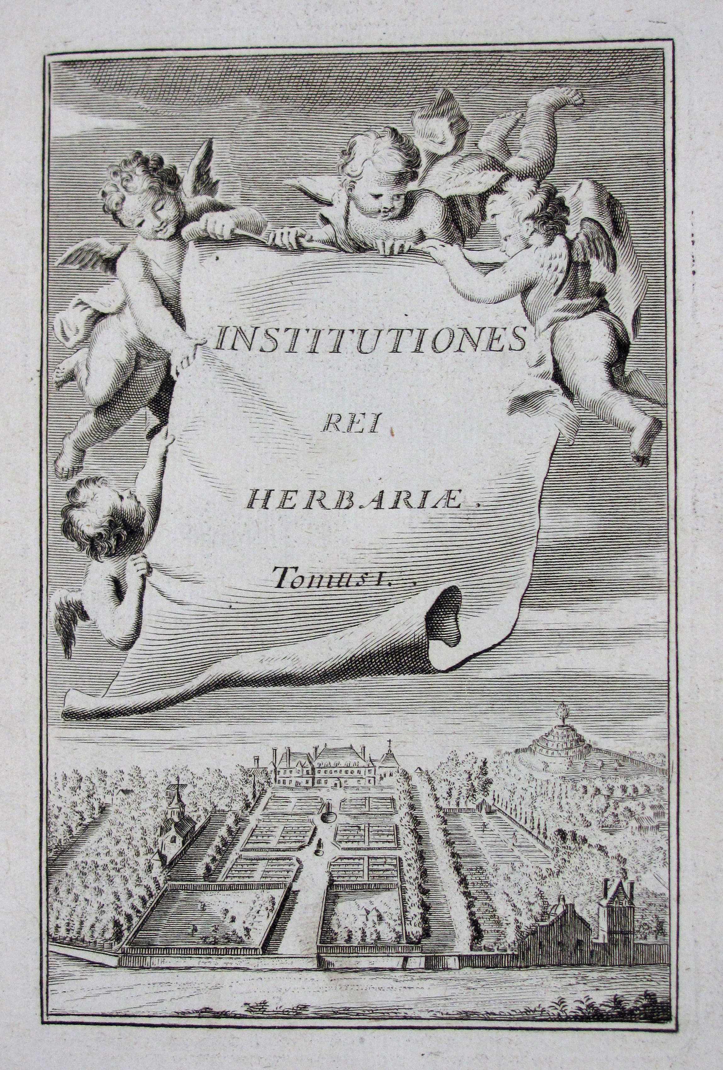 Tournefort, Joseph Pitton, Institutiones rei herbariae. Editio tertia, appendicibus aucta.