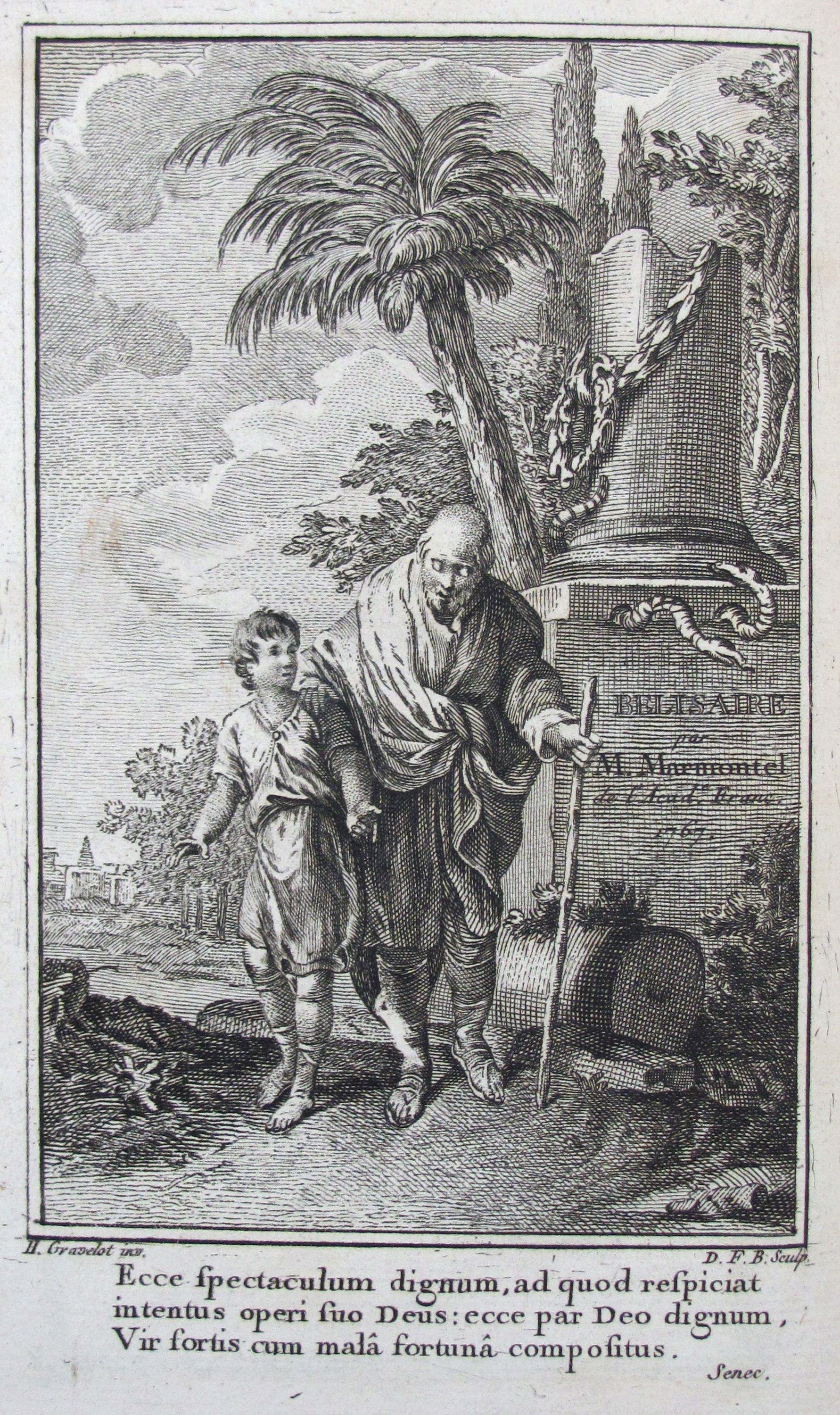 Marmontel, (J.F.), Bélisaire. Nouvelle Edition, revue & corrigée.