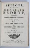 Luyken, Jan und Caspar, Spiegel van het menselyk bedryf, vertoonde honderd verscheiden ambachten.