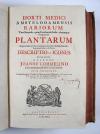 Commelin, Jan & Caspar, Horti Medici Amstelodamensis Rariorum tam Orientalis, quam Occidentalis Indiae, aliarumque peregrinarum plantarum …/ Beschryvinge en Curieuse Afbeeldingen van rare vreemde Oost- West- Indische en andere Gewassen in den Amsterdamsche Kruyd-hof.
