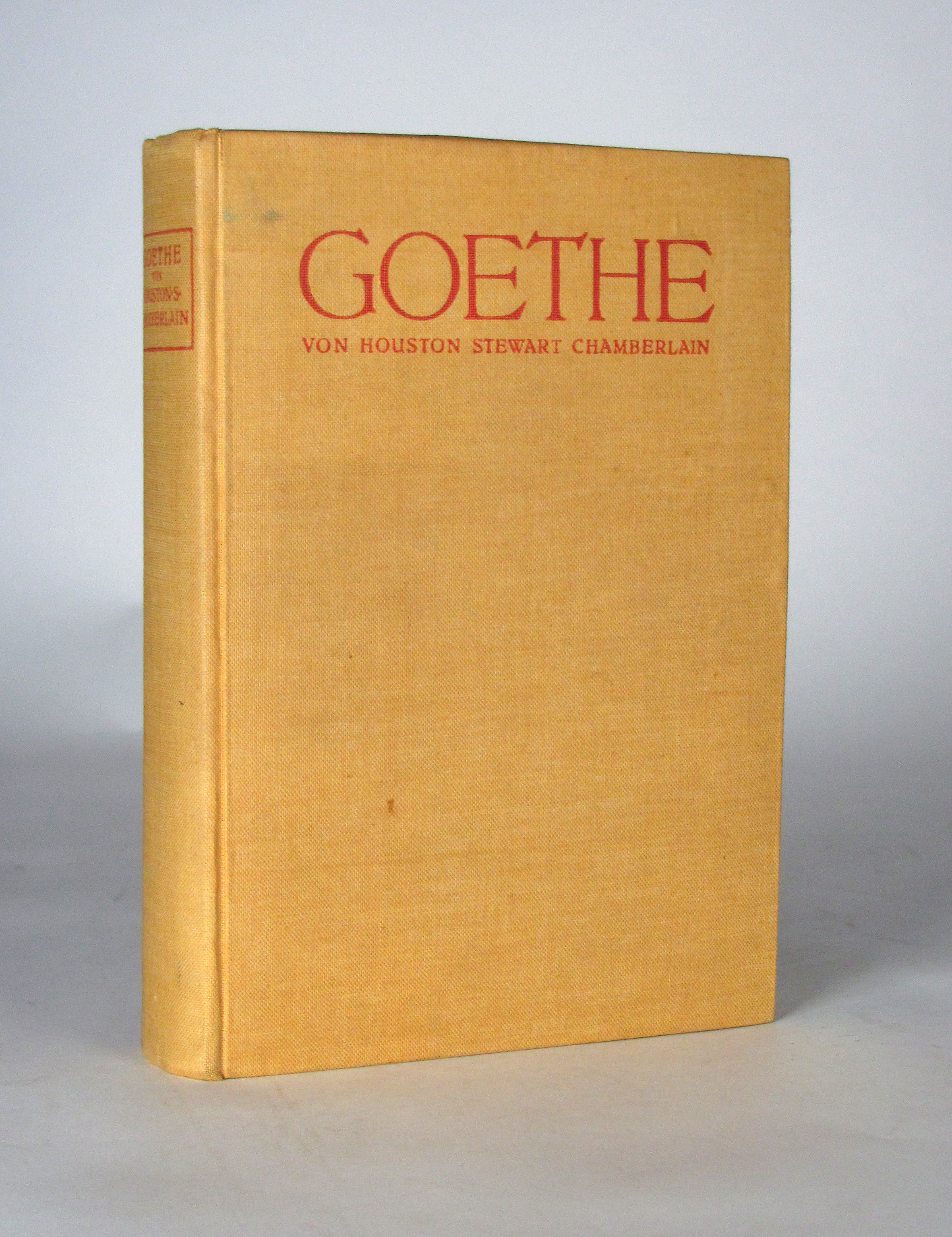 Chamberlain, Houston Steward, Goethe. Ungekürzte Volksausgabe zum Goethe-Jahr 1932.
