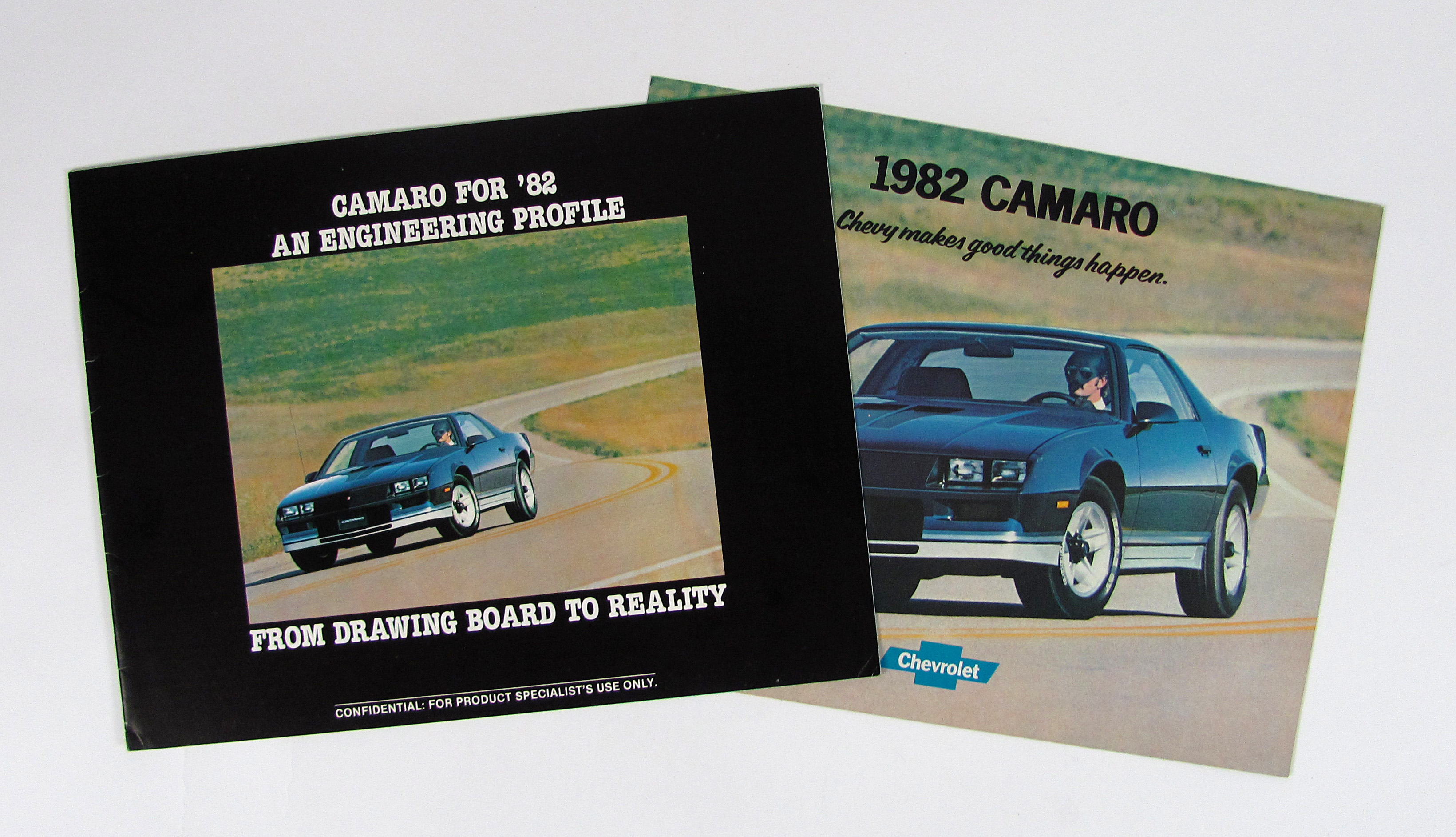 Chevrolet, Camaro for `82.  An engineering profile. From drawing board to reality.