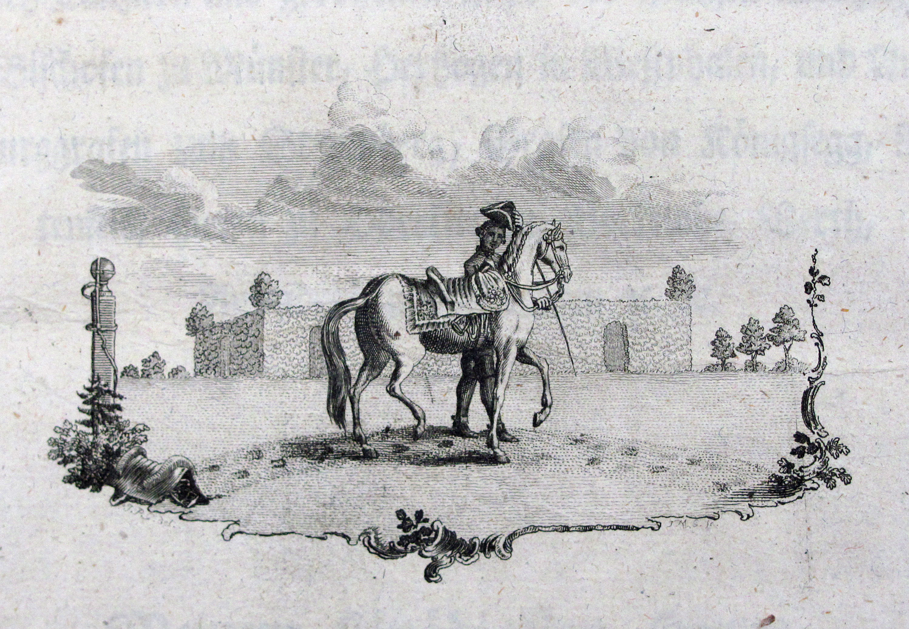 Sind, Johann Baptist von, Vollständiger Unterricht in den Wissenschaften eines Stallmeisters.