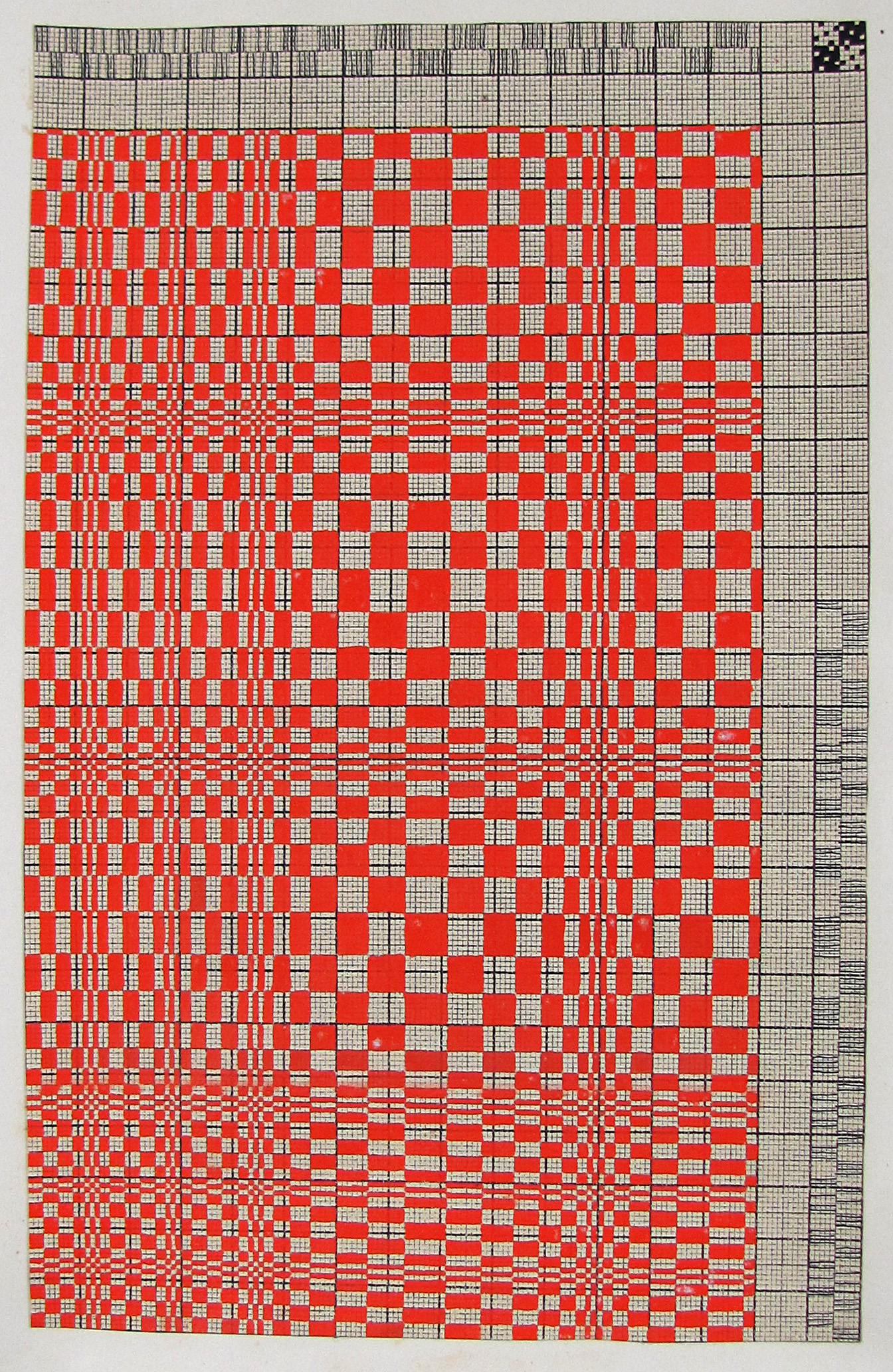 Groer, Gustav, Webschule – Bindungslehre & Composition sowie Decomposition & Calculation. Deutsche Handschrift auf Papier.