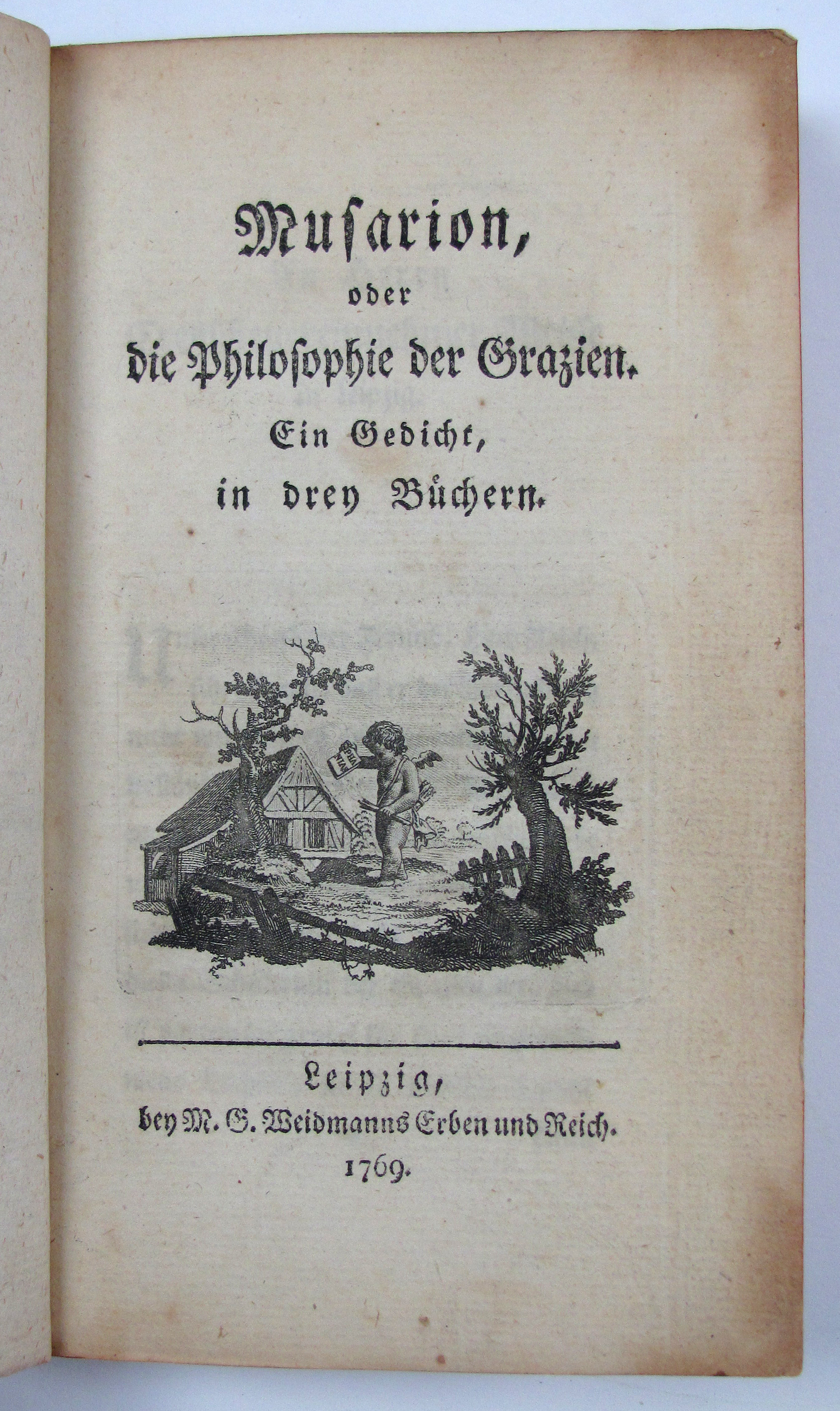 (Wieland, C.M.), Musarion, oder die Philosophie der Grazien.