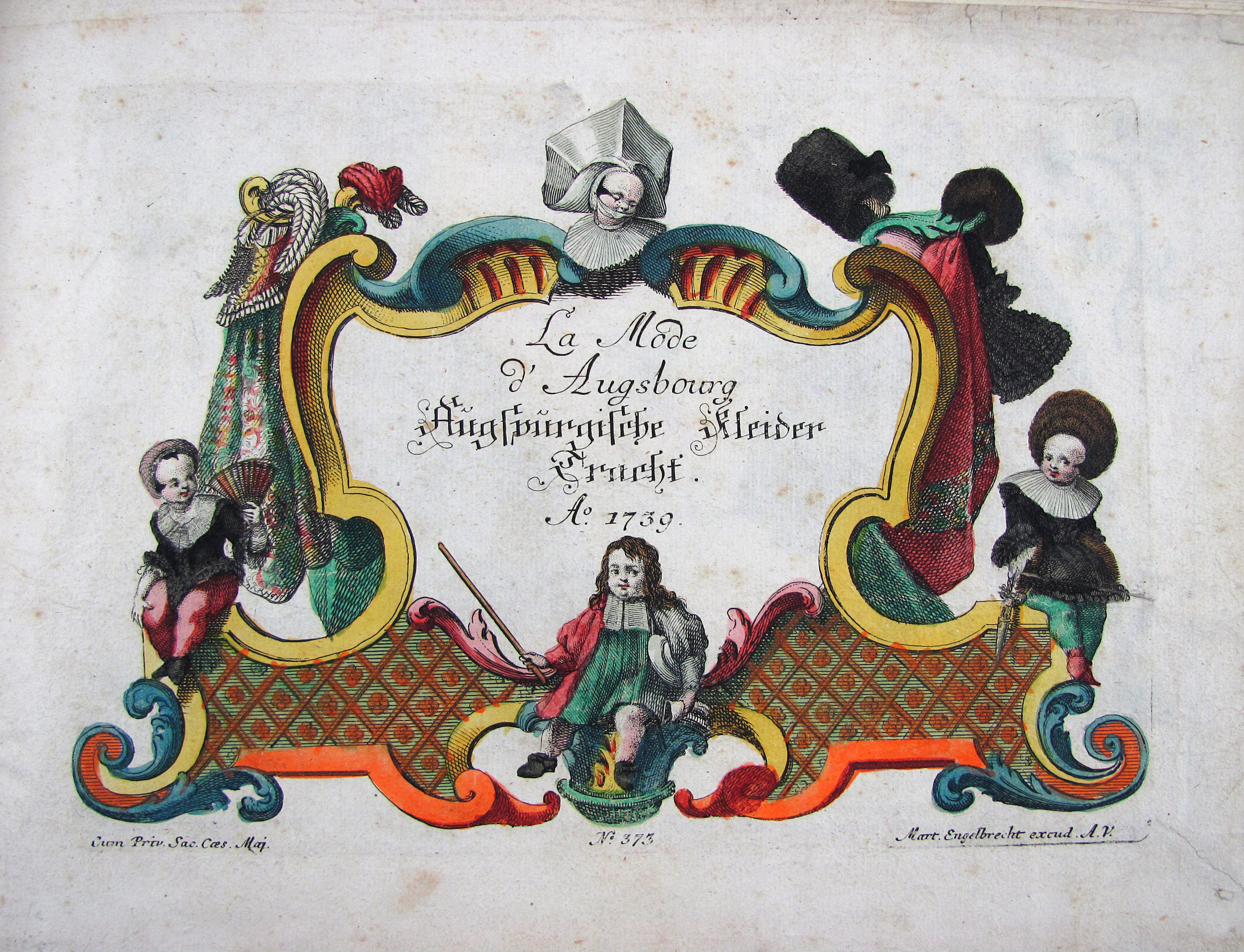Engelbrecht, Martin, La Mode d’Augsbourg – Augspurgische Kleider Tracht.