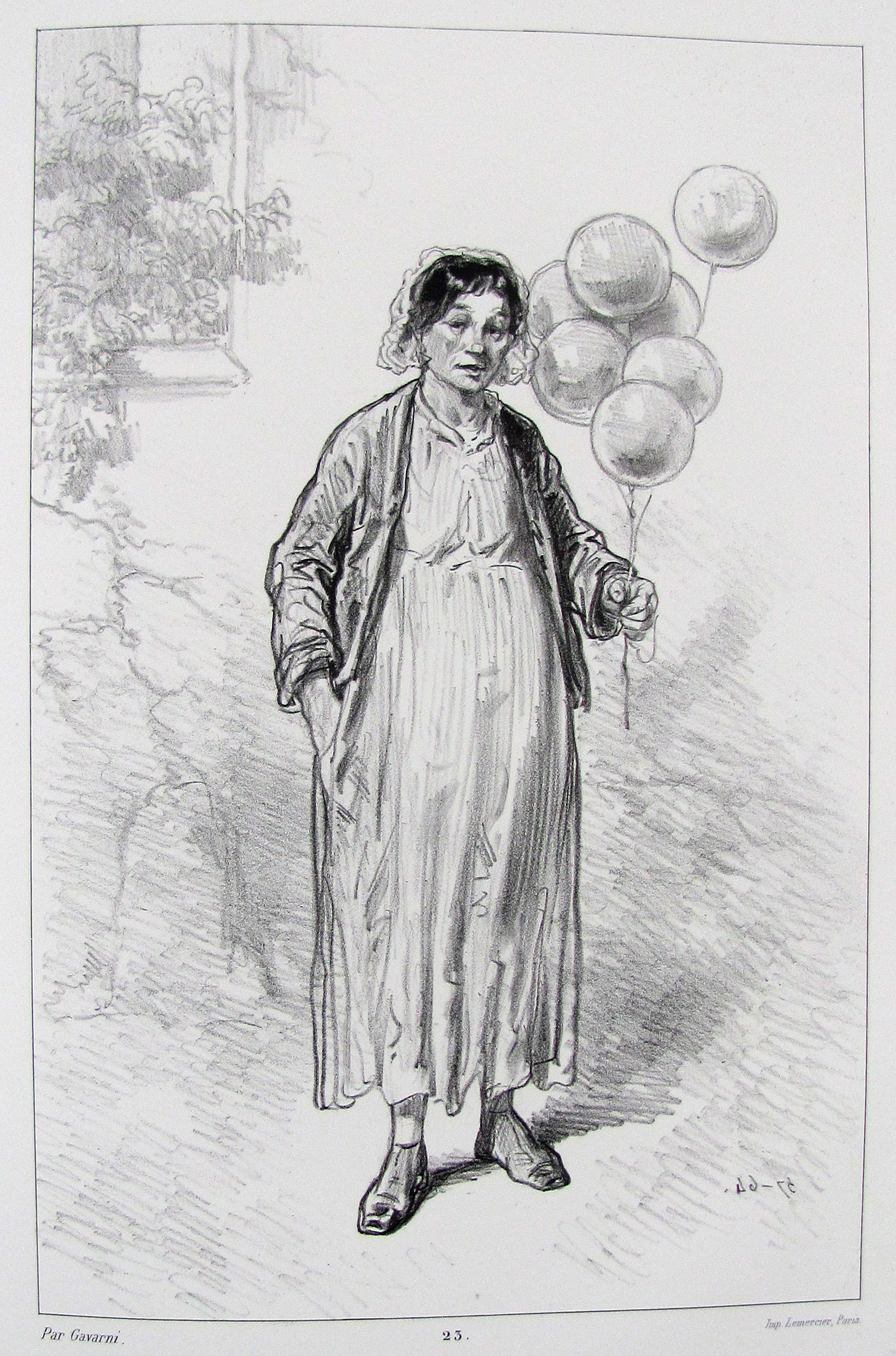 Gavarni (d.i. S.-P. Chevalier), Masques and visages. Oeuvre nouvelle. Physionomies Parisiennes.
