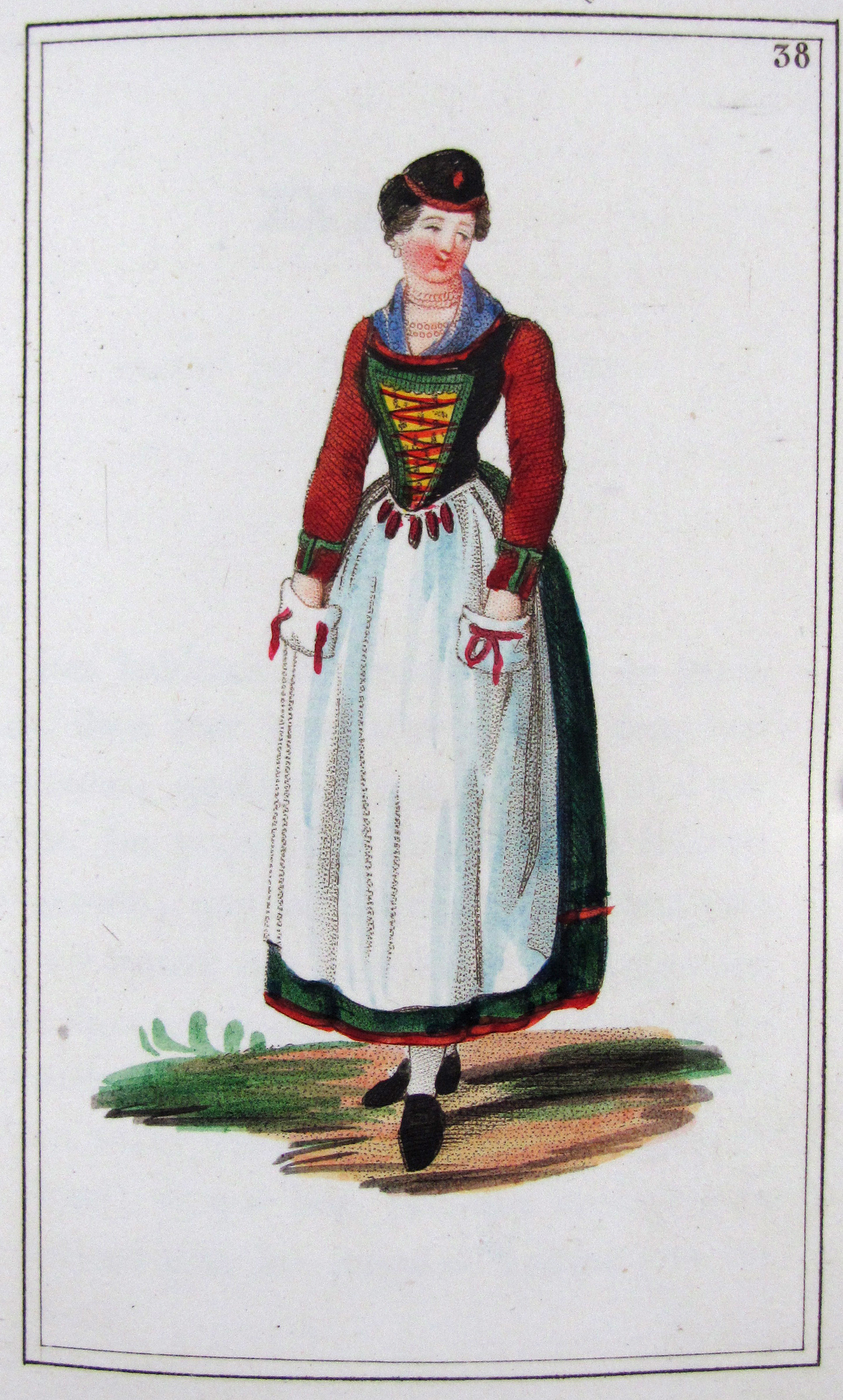 Anonym La Suisse en miniature. 5 Hefte in Orig.-Kassette.
