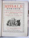 Anonym Missale Romanum ex decreto sacrosancti Concilii Tridentini restitutum, S.Pii V. Pontificis Maximi jussu editum Clementis VIII. & Urbani VIII. auctoritate recognitum.