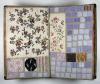 Anonym Album mit über 1.900 (!) Originalentwürfen von Stoffmustern auf Papier.