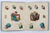 Anonym Scrapbook / Klebealbum mit 180 chromolithographierten, montierten Oblatenbildchen auf 26 Tafelseiten.