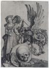 Dürer, Das Wappen mit dem Totenkopf.
