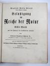 Geve, Nicolaus, Georg, Belustigungen im Reiche der Natur. Erster Band. Mit 18 ausgemahlten Kupfertafeln. (Posthum) hrsg. von J.D. Schultze.