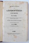 Lemaire, Charles und Lucas, Pierre-Hippolyte, Bibliothèque Zoologique (Reihentitel).  I. Histoire naturelle des oiseaux d’Europe. II. Histoire naturelle des oiseaux exotiques. III. Histoire naturelle des lépidoptères d’Europe. IV Histoire naturelle des lépidoptères exotiques.