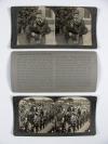 Anonymus Tiere. 98 (von 100) Stereofotos in Original-Kassette.