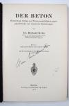Grün, Richard, Der Beton. Herstellung, Gefüge und Wiederstandsfähigkeit gegen physikalische und chemische Einwirkungen.